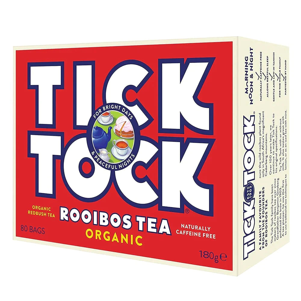 Tick Tock Organic Rooibos 80 Bags x 4