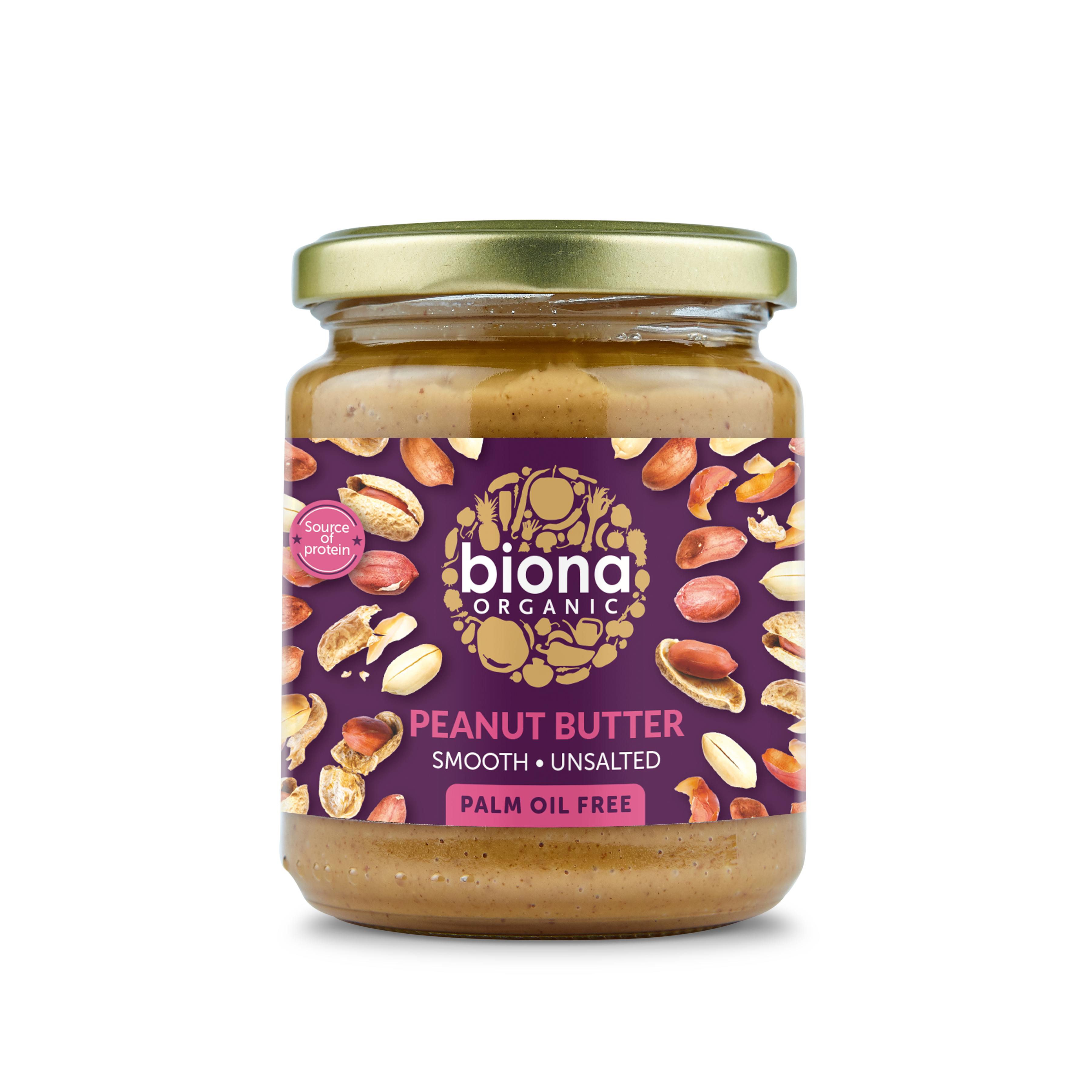 Peanut Butter Smooth No Salt (Org) 14091A Default Title / 6x250g