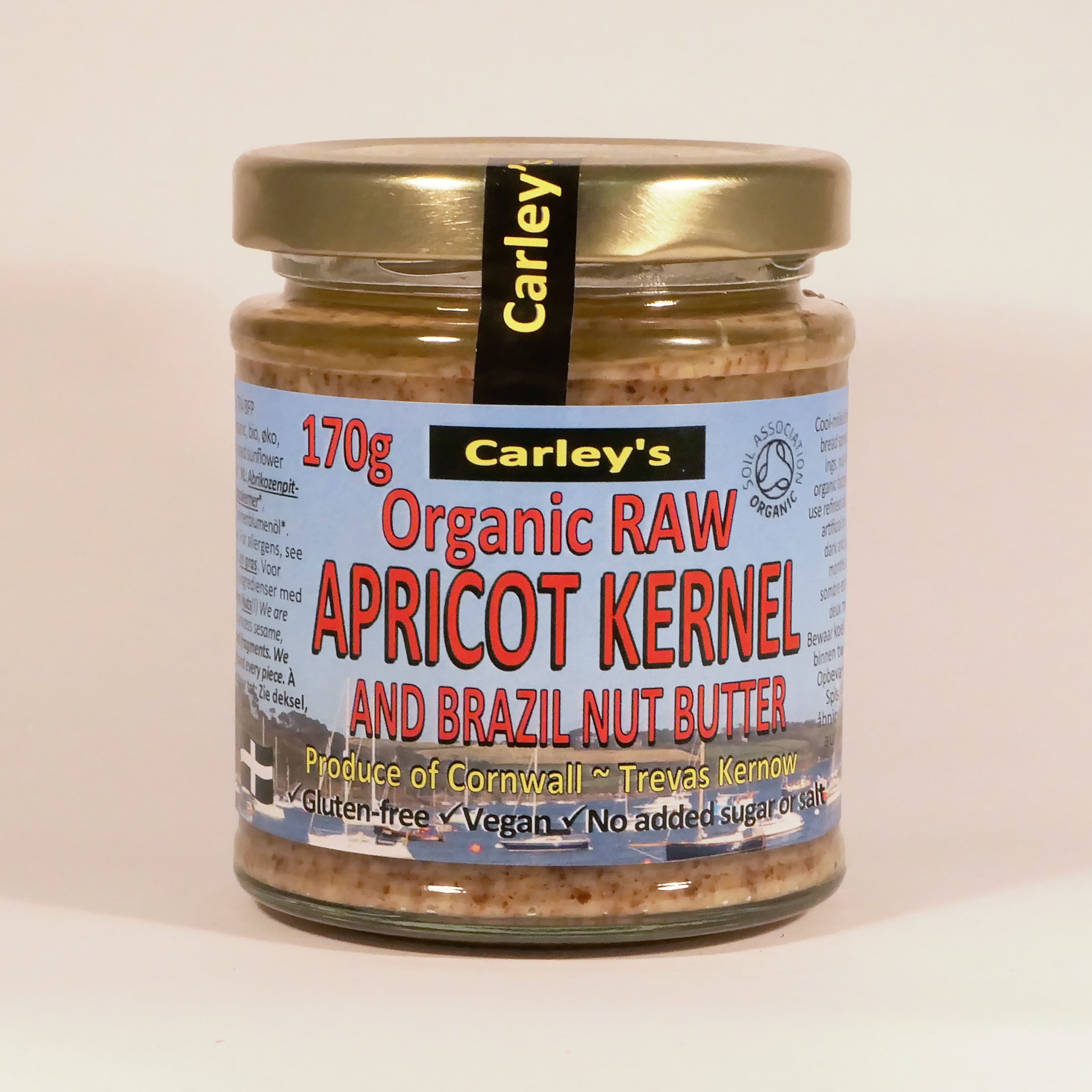 RAW Apricot Kernel Butter (Org)(v) 14412A Default Title / Case-6x170g