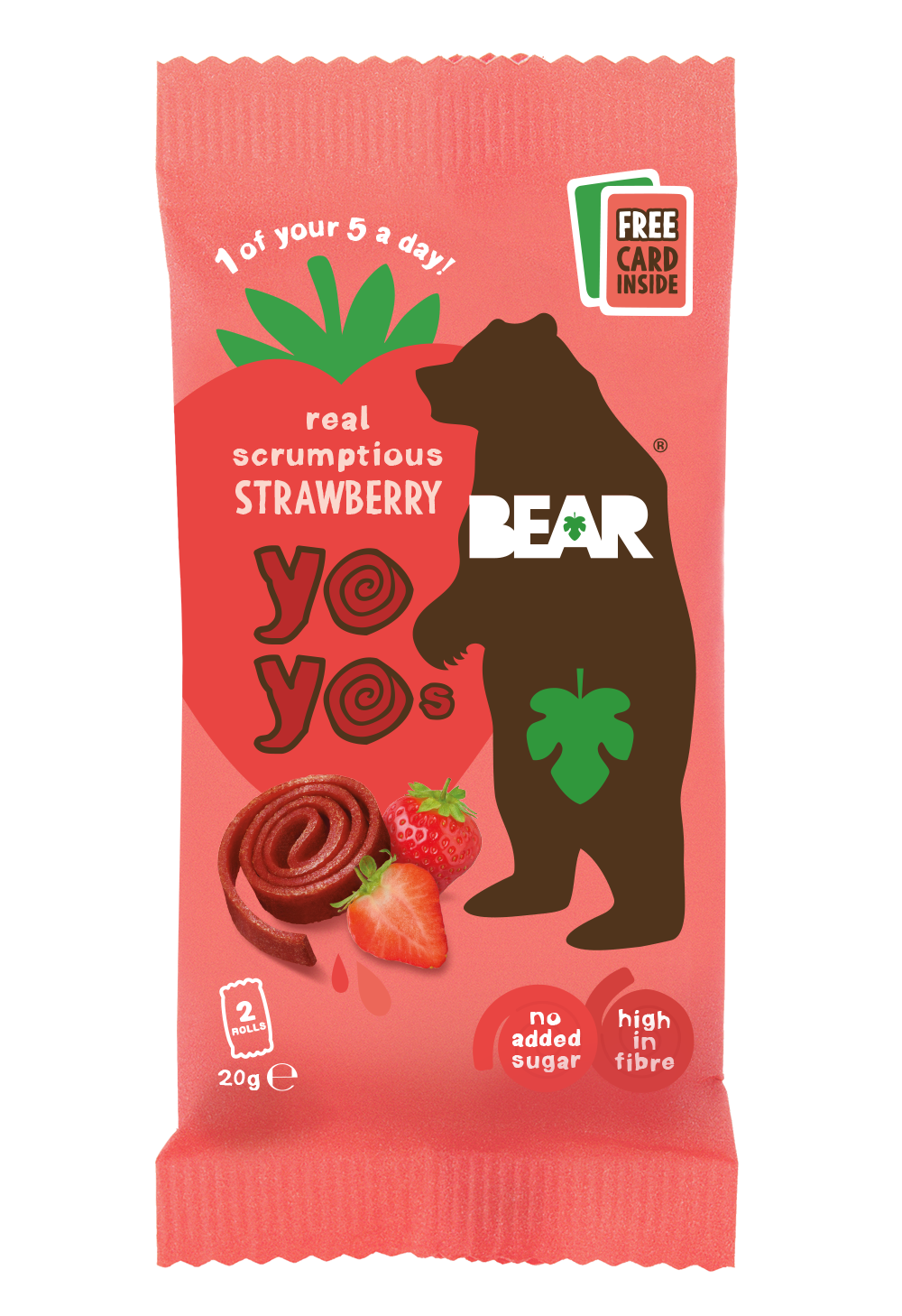 Kids Strawberry 100% Fruit Rolls 20862B Default Title / Case-18x20g
