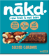 NAKD -gesalzenes Karamell 4 Bar Multipack x 12