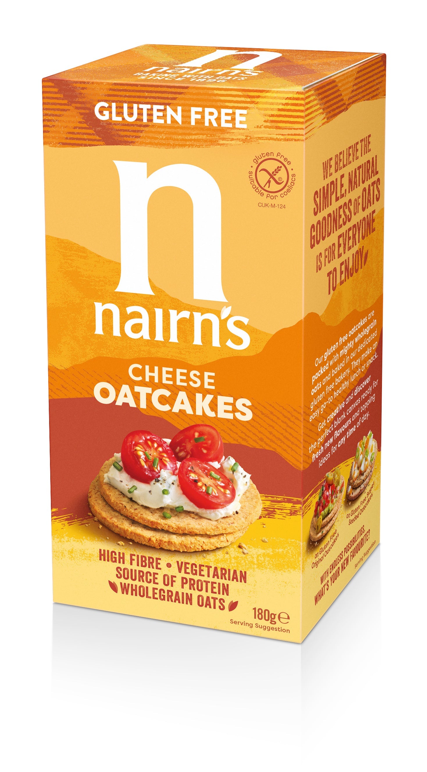 Cheese Oatcakes GF 23184B Default Title / 8x180g