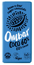 OBAR Kokosnuss 60% Kakao Rohschokoladenbar 10 x 35 g