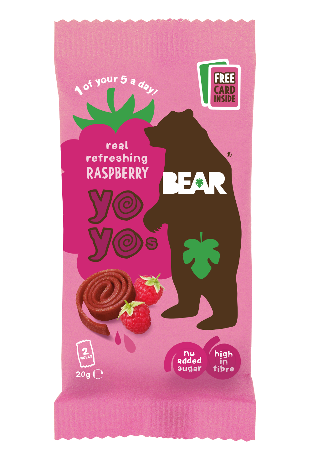 Kids Raspberry 100% Fruit Rolls 24250B Default Title / Case-18x20g