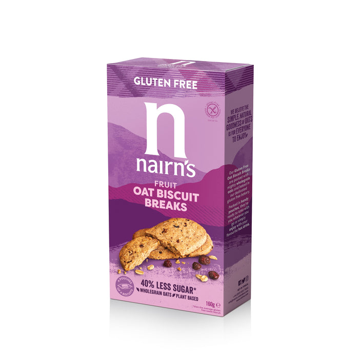 Nairn's Biscuit Breaks Oats & Fruit 12 x 160g