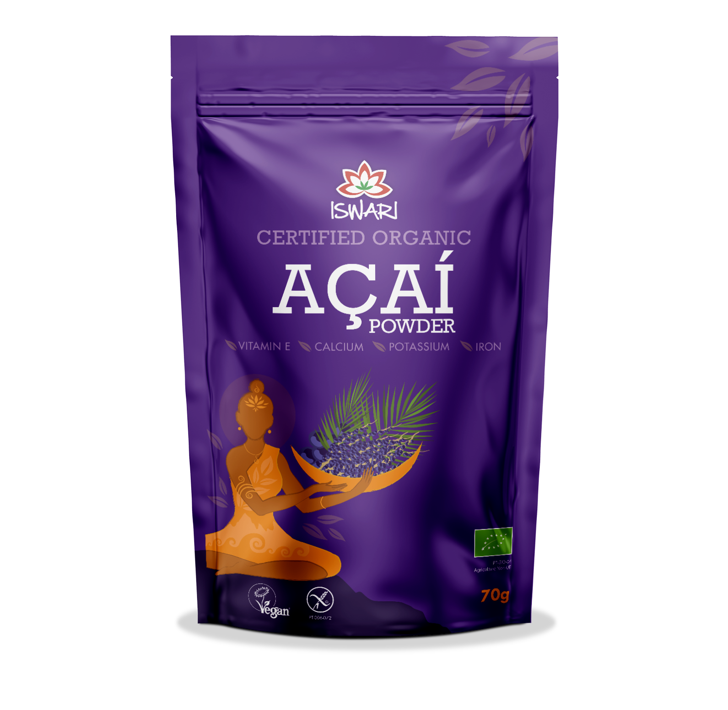 Acai Powder (Org) 31259A Default Title / Sgl-70g