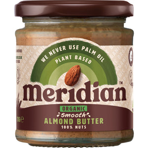 Almond Butter Smooth 100% Nuts (Org) 32341A Case-6x170g