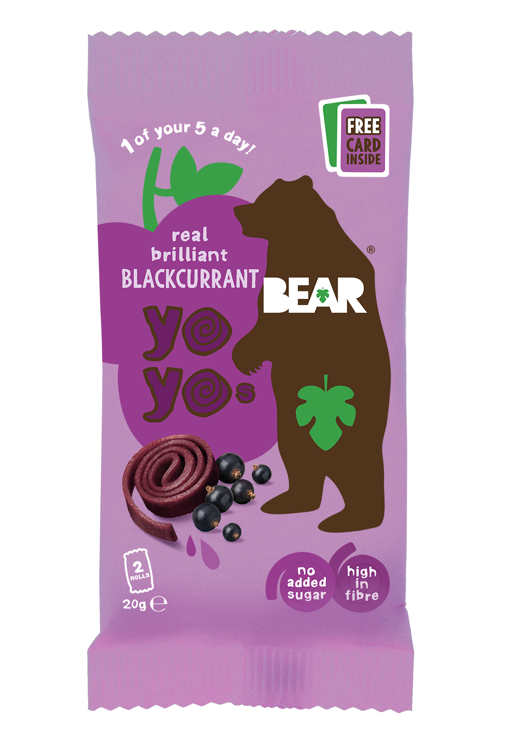 Kids Blackcurrant 100% Fruit Rolls 32574B Default Title / Case-18x20g