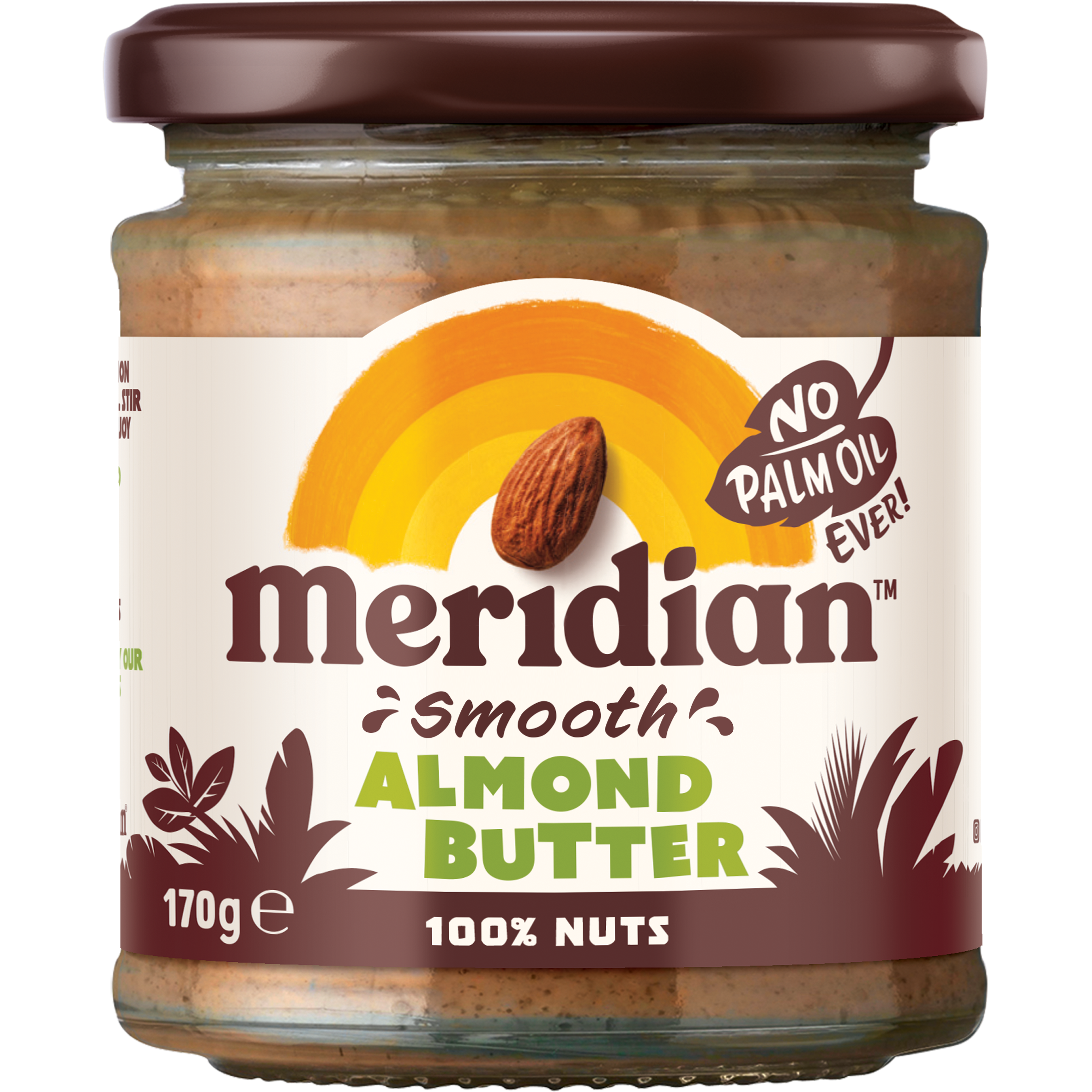 Almond Butter Smooth 100% Nuts 32623B Case-6x170g