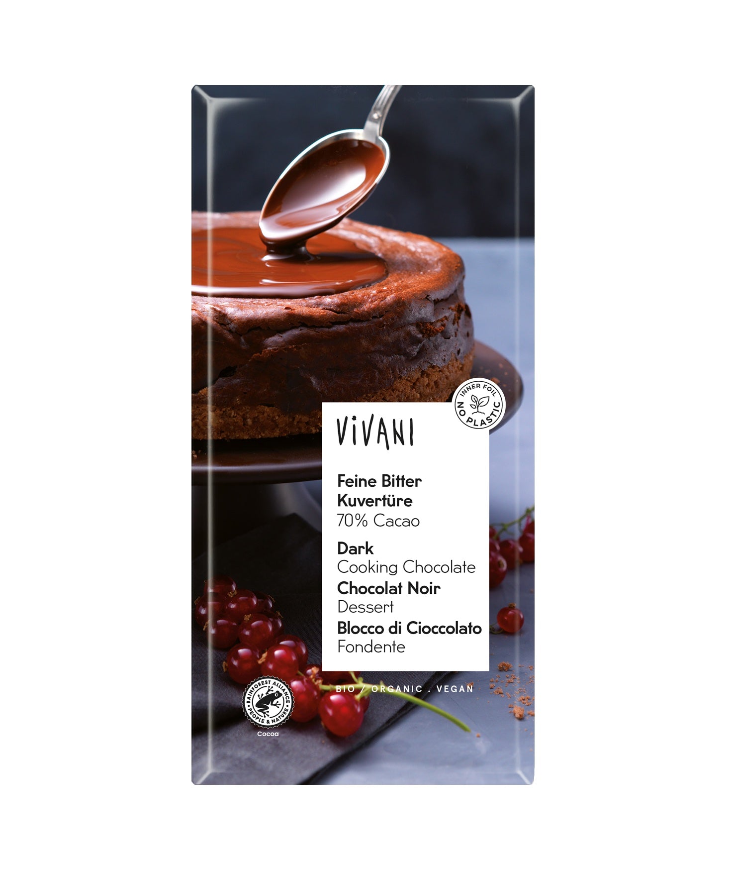 Dark Cooking Chocolate (Org) 32843A Default Title / 10x200g