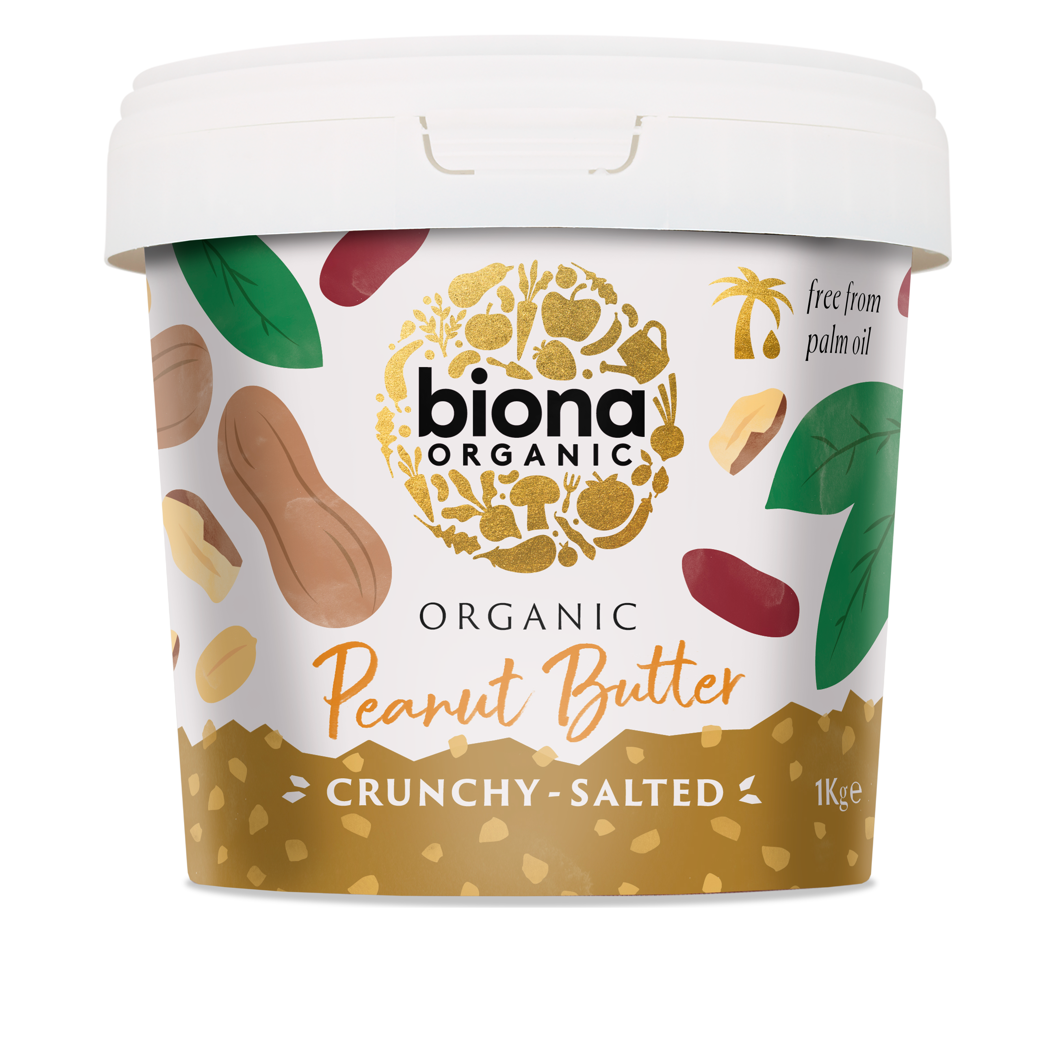 Peanut Butter Crunchy Salt (Org) 32865A Default Title / 6x1kg