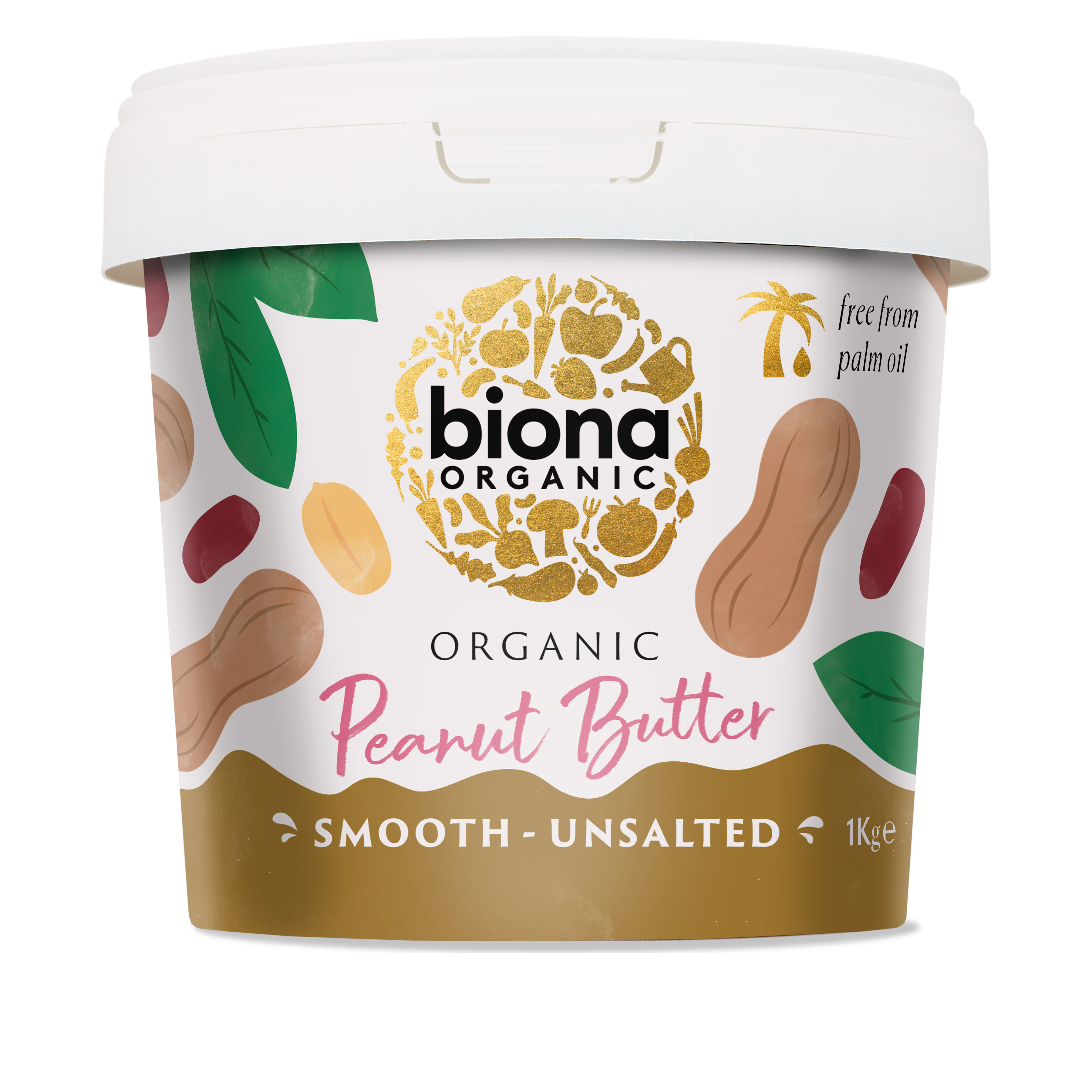 Peanut Butter Smooth No Salt (Org) 32866A Default Title / 6x1kg