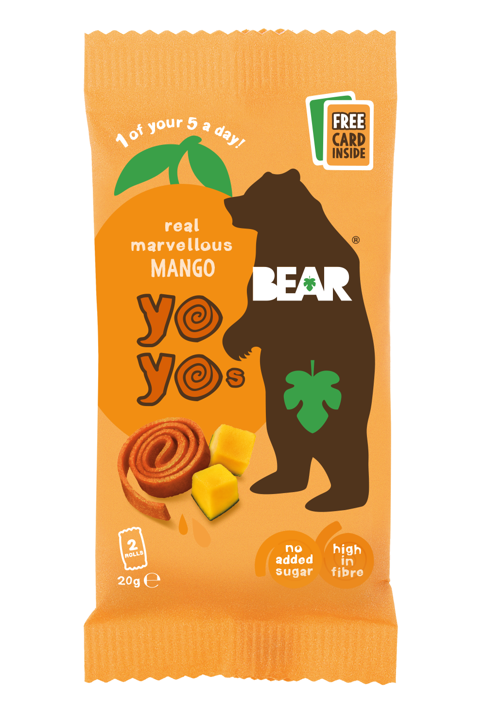 Kids Mango 100% Fruit Rolls 34606B Default Title / Case-18x20g