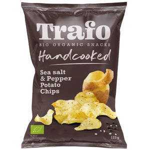 Handcooked Chips Sea Salt & Pepper 36317A Default Title / 10x125g