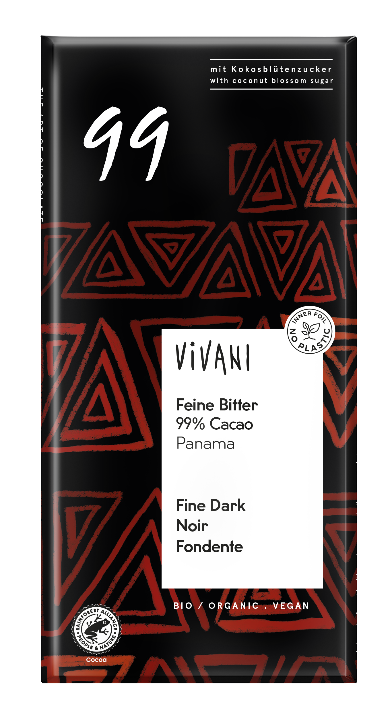 Dark with 99% Cocoa (Org) 36876A Default Title / 10x80g