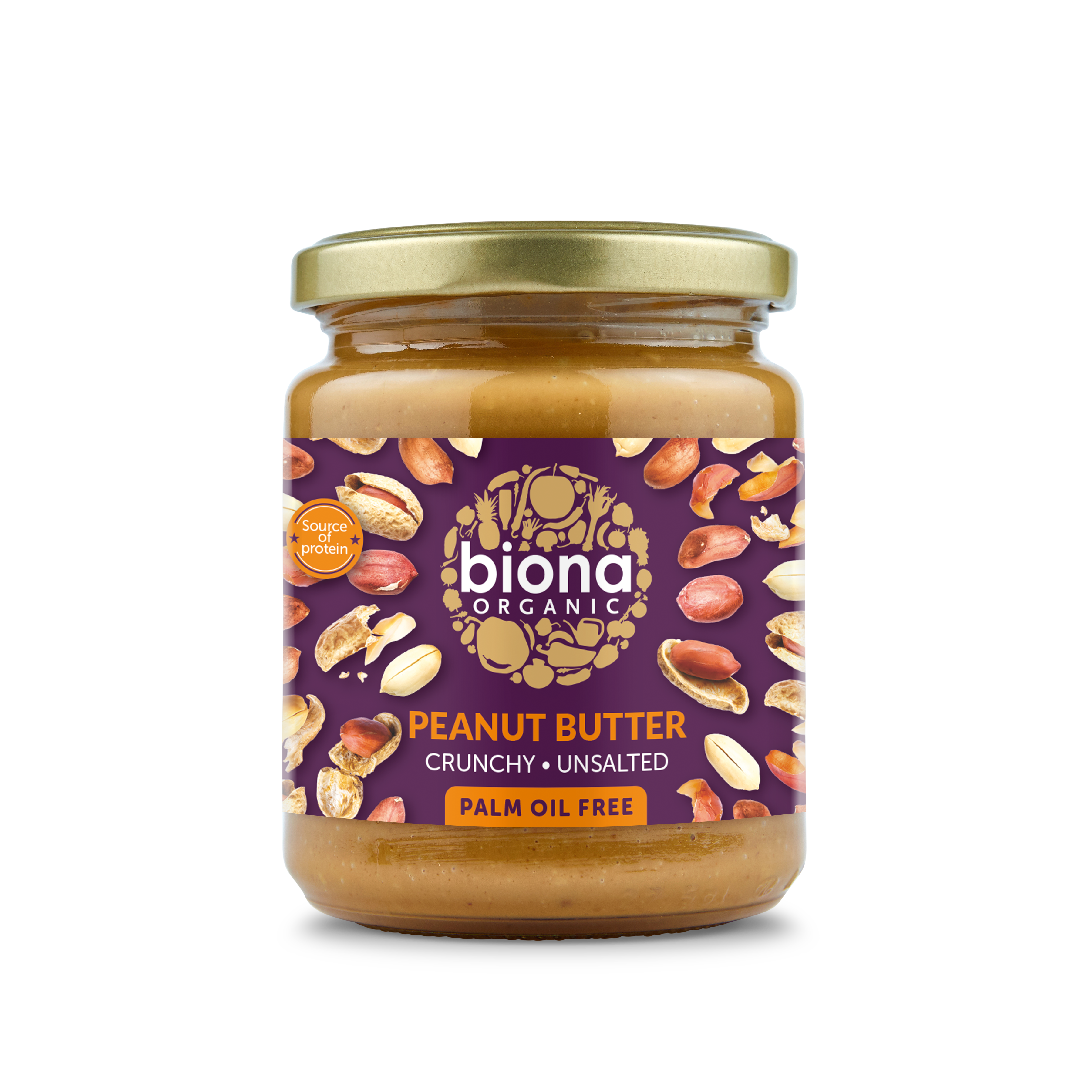 Peanut Butter Crunchy no Salt 37904A Default Title / 6x250g