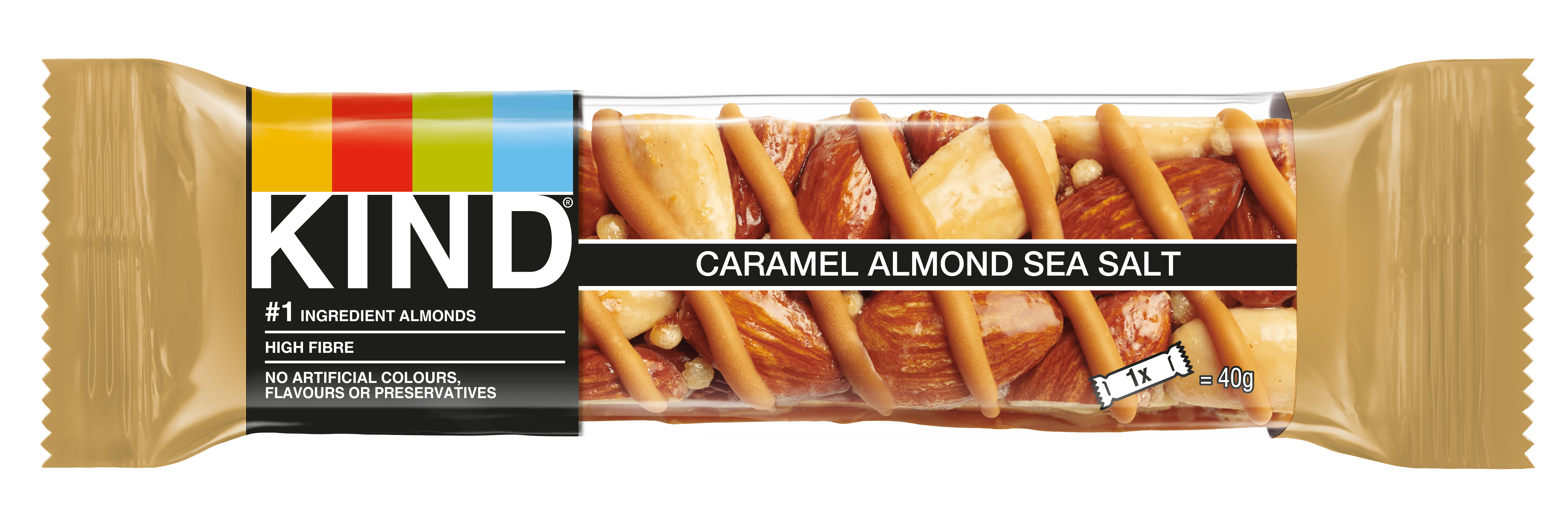 Kind Caramel Amond & Sea Salt Bar 12 x 40G