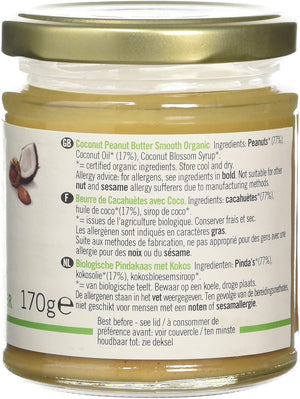 Coconut Peanut Butter (Org) 39530A Default Title / 6x170g