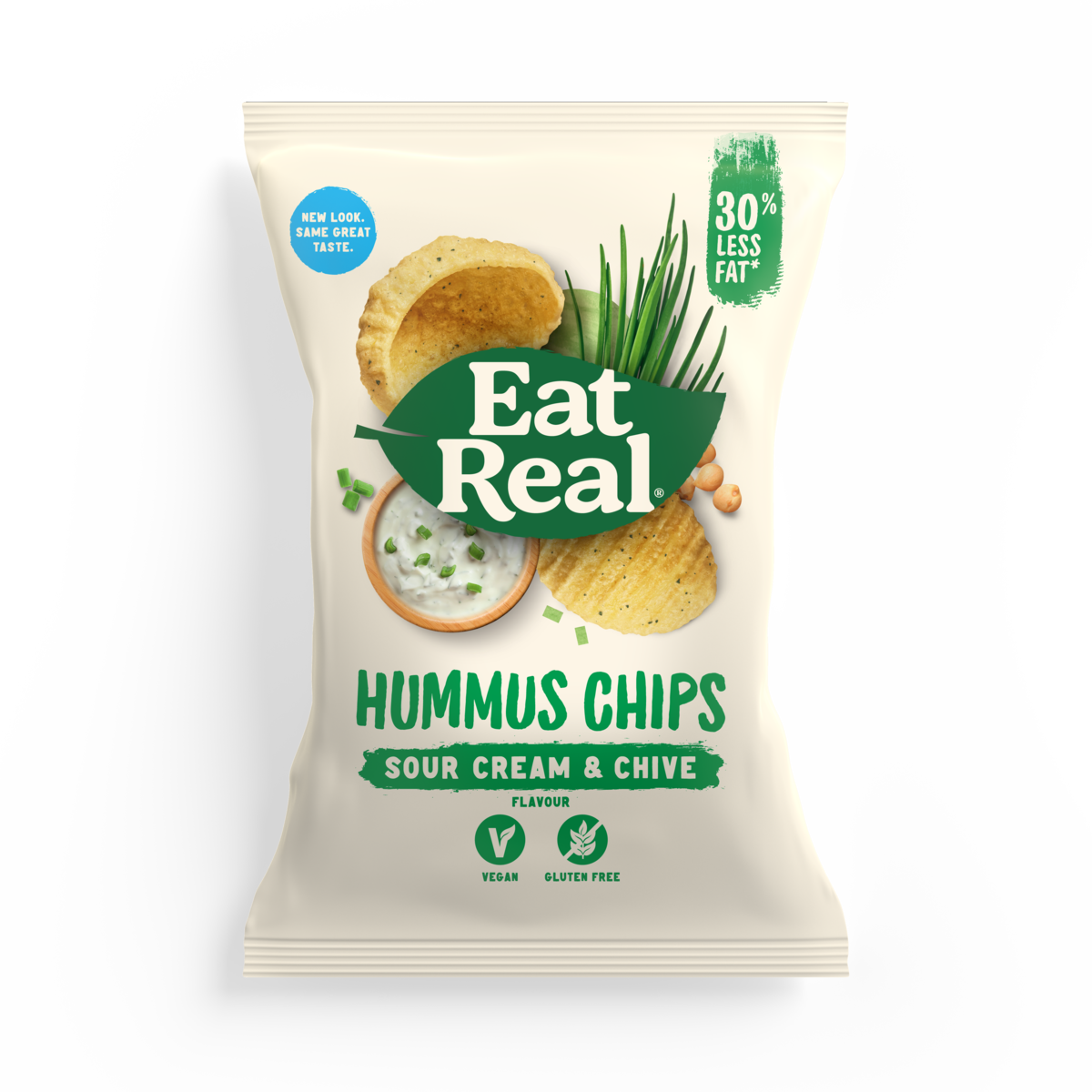 Hummus Sour Cream Chips 42416B Case-10x135g