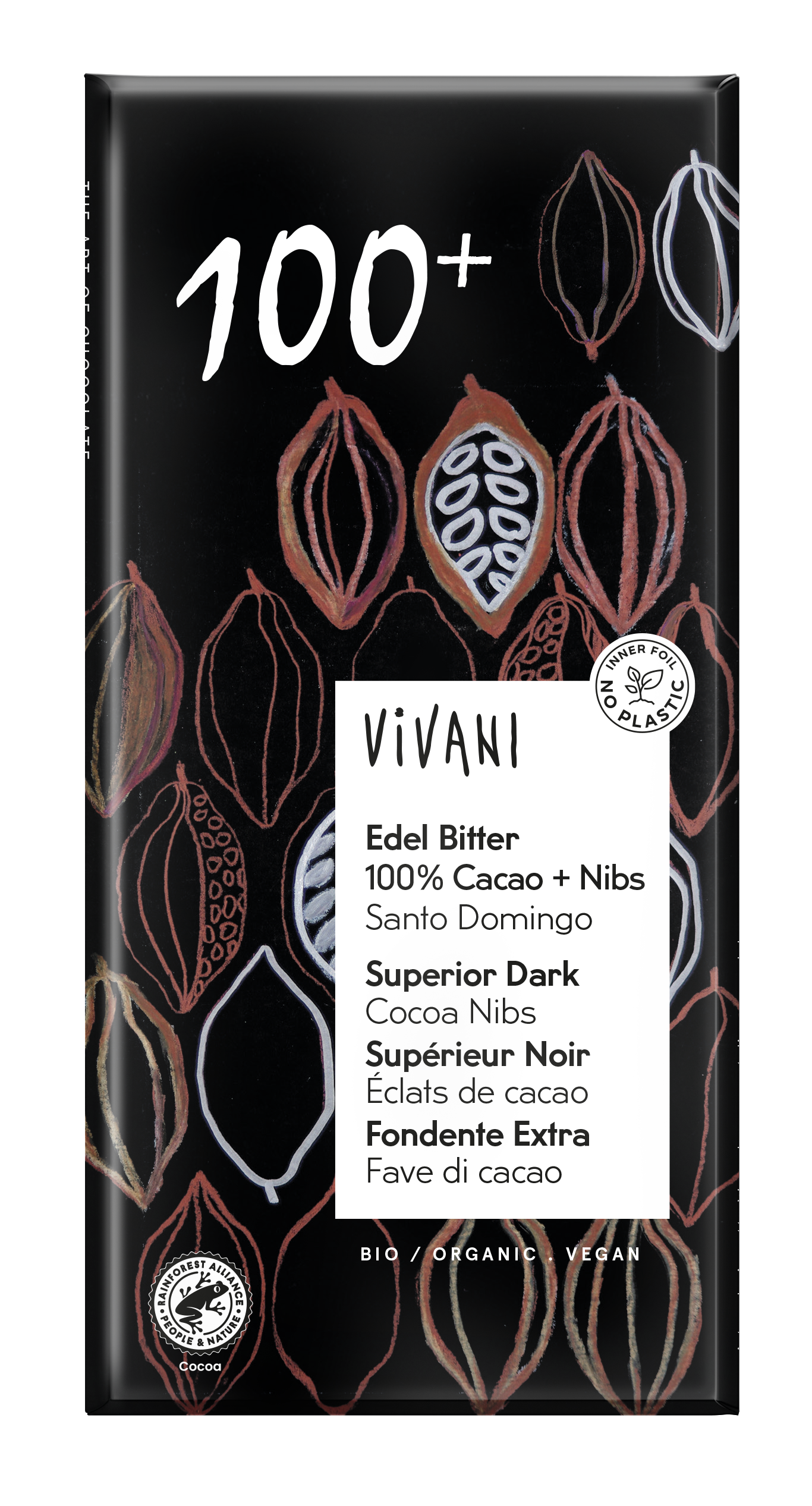 Superior Dark 100% + Nibs (Org) 45075A Default Title / 10x80g