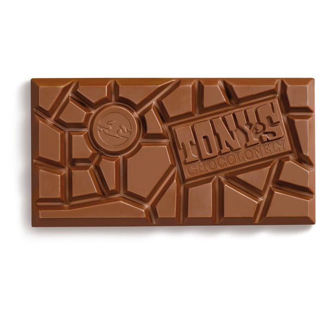 Tony's Chocolonely Dark Chocolate, Almond & Sea Salt 15 x 180g