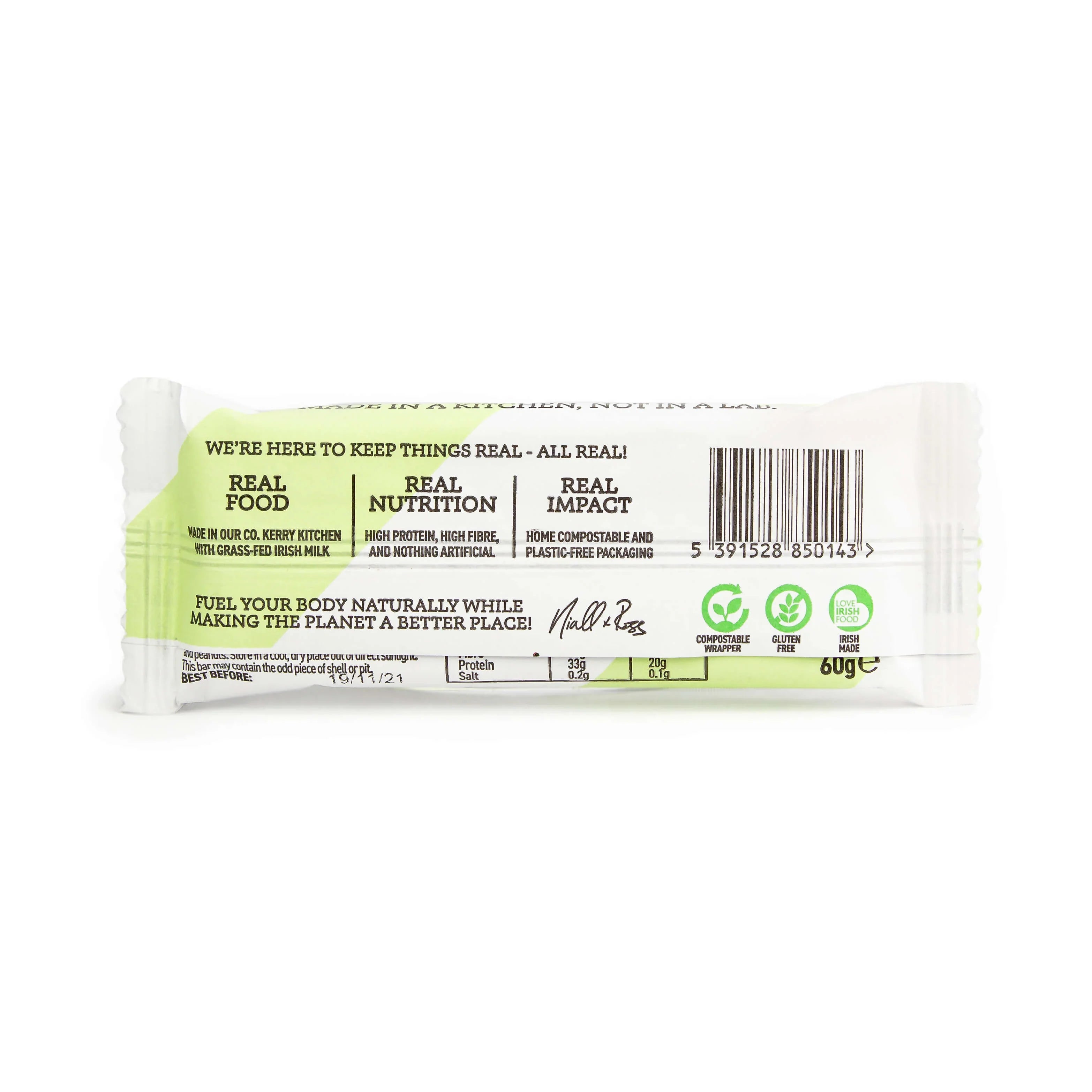 All Real Cashew Cookie Dough Bar 12 x 50g