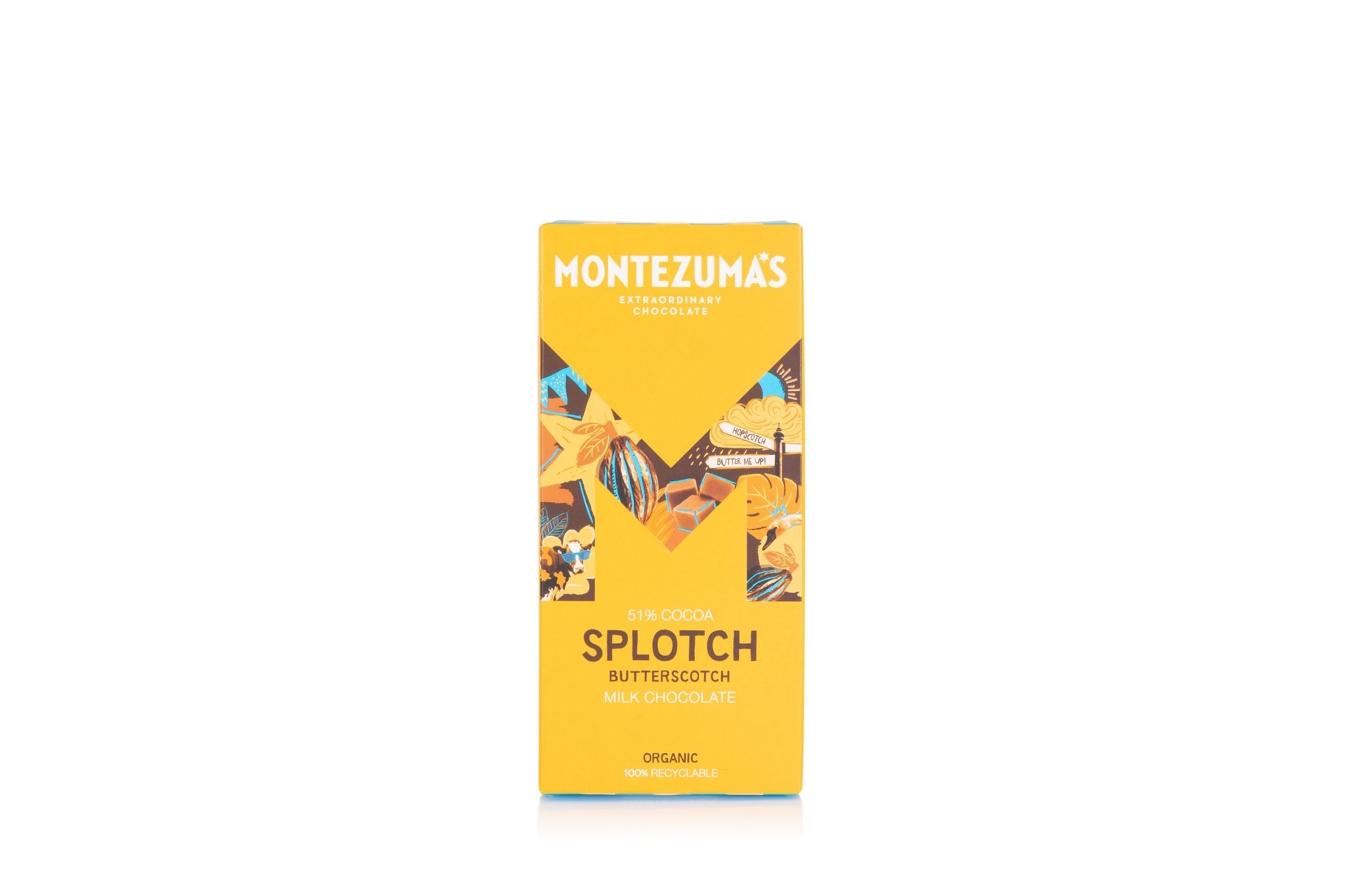 Milk Chocolate 51% with Butterscotch 46958A Case-12x90g