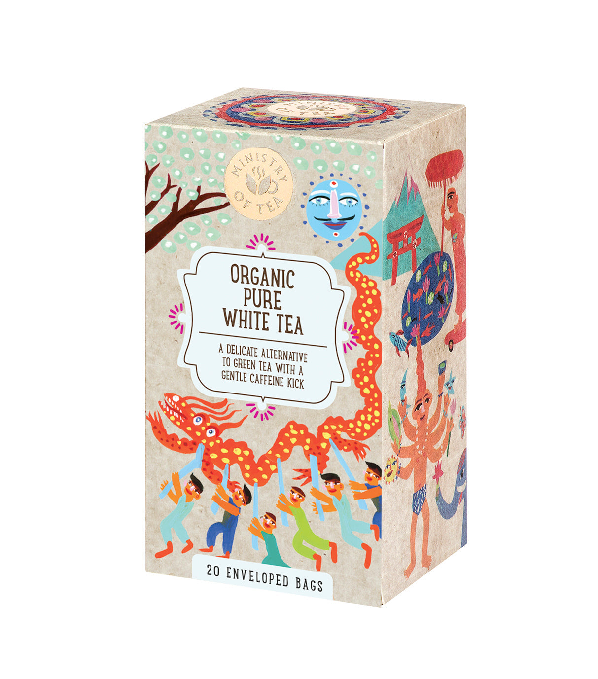 Pure White Tea (Org) 47156A Case-6x20Bags