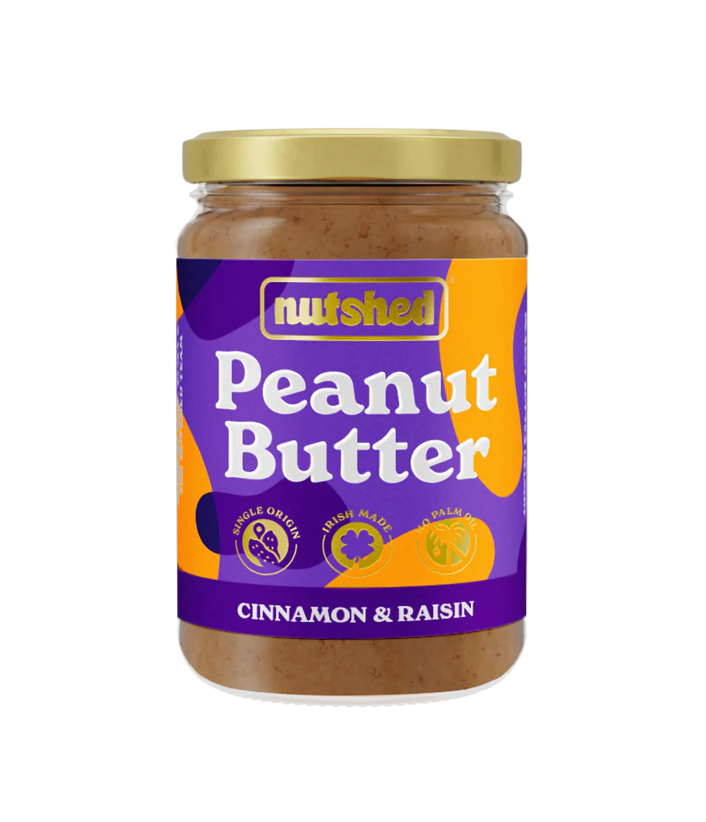 Nutshed Cinnamon & Raisin Peanut Butter 6 x 290g