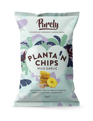 Wild Garlic Plantain Chips 48030B Default Title / 10x75g