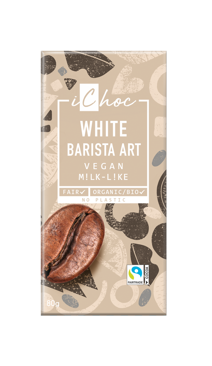 White Barista Art Rice Choc (Org) 48385A