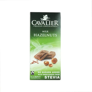 Hazelnut Milk Chocolate Bar w/Stevia 49289B