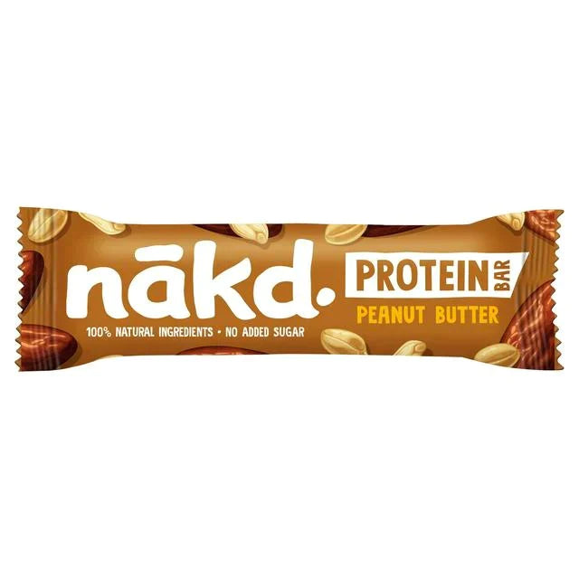 Barre protéique de beurre d'arachide nakd 16 x 45g