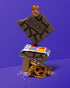 Tony's Chocolonely Dark & Milk Chocolate, Pretzel & Toffee Bar 15 x 180g