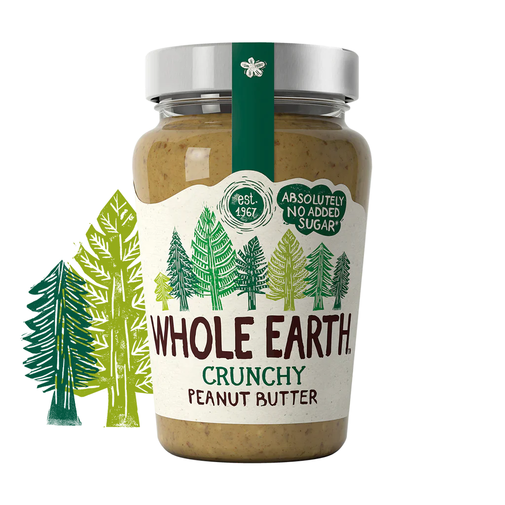 Whole Earth Crunchy Peanut Butter 6 x 340g