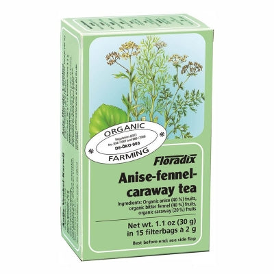 Salus Aniseed, Fennel & Caraway Tea 15 Bags x 12
