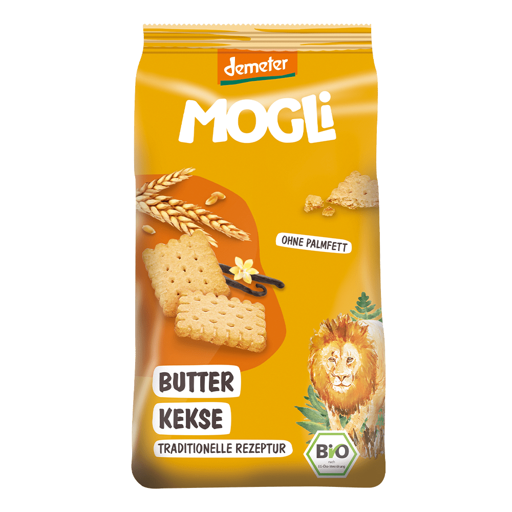 Mogli Organic Butter Biscuits 7 x 125g