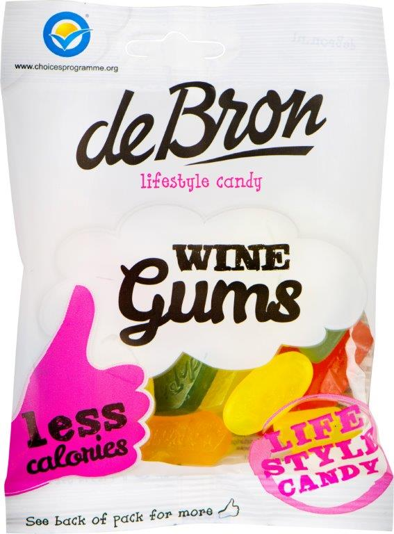 De Bron Sugarfree Wine Gums 12 x 100g