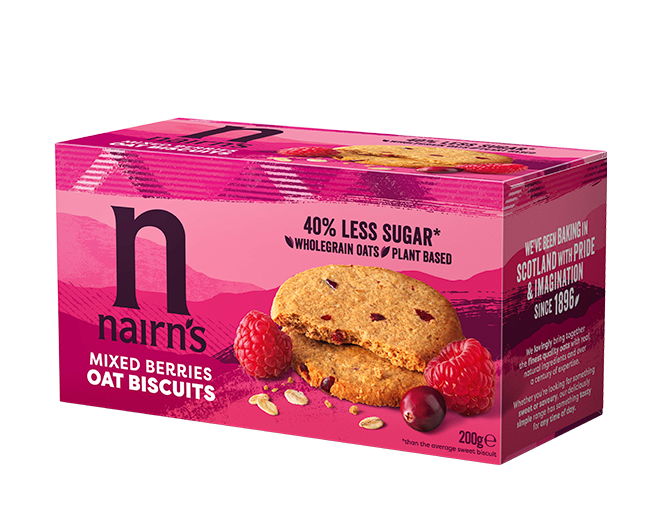 Mixed Berries Oat Biscuits 12895B