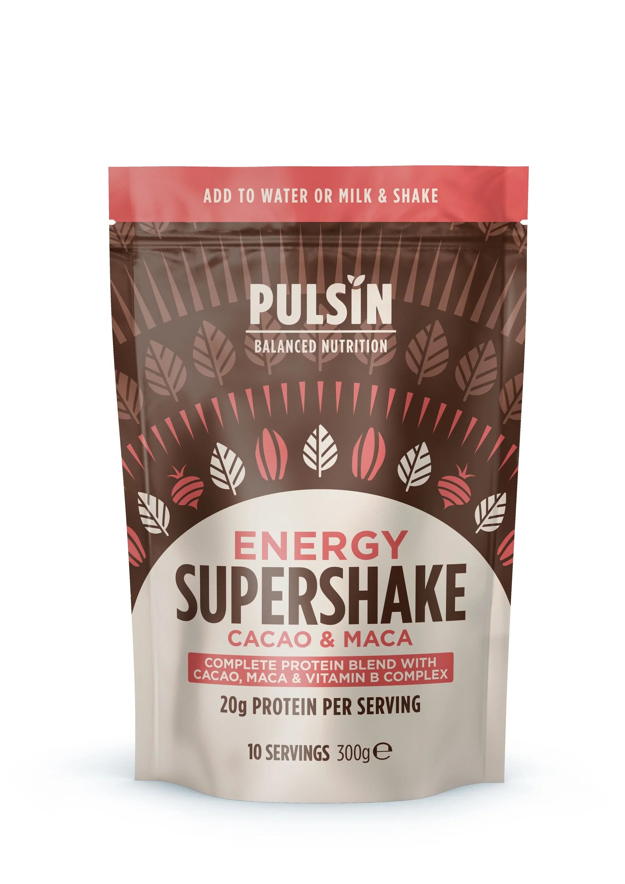 Pulsin Energy Supershake Cacao & Maca 300g