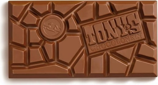 Tony's Chocolonely Milk Chocolate Caramel Salt Bar 15 x 180g