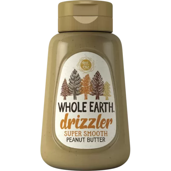 Whole Earth Super Smooth Drizzler Peanut Butter 6 x 320g